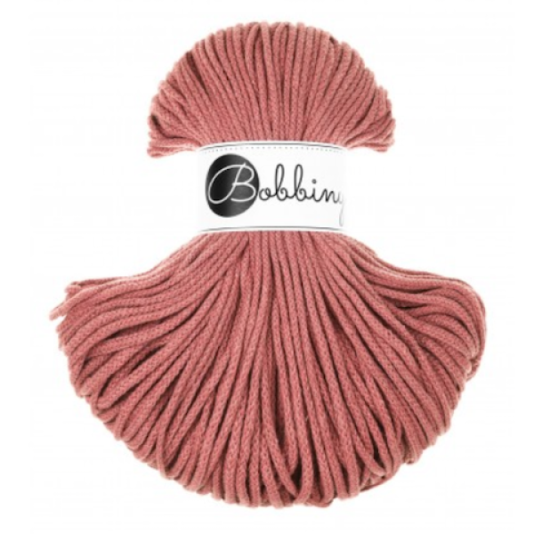 Bobbiny Flechtkordel 3 mm - Peony